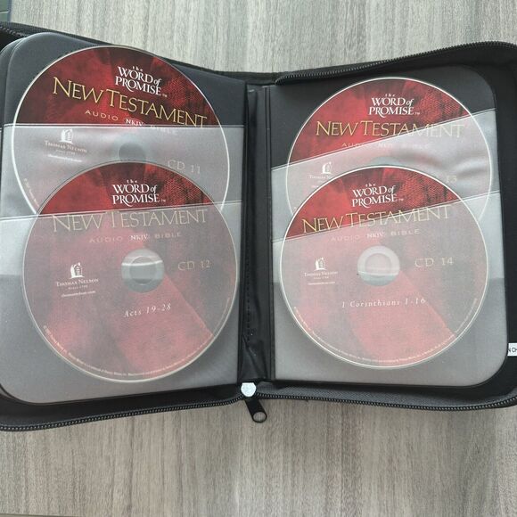 The Bible Audio Book Word of Promise New Testament NKJV • 20 CD Set No Bonus CD - Picture 6 of 8